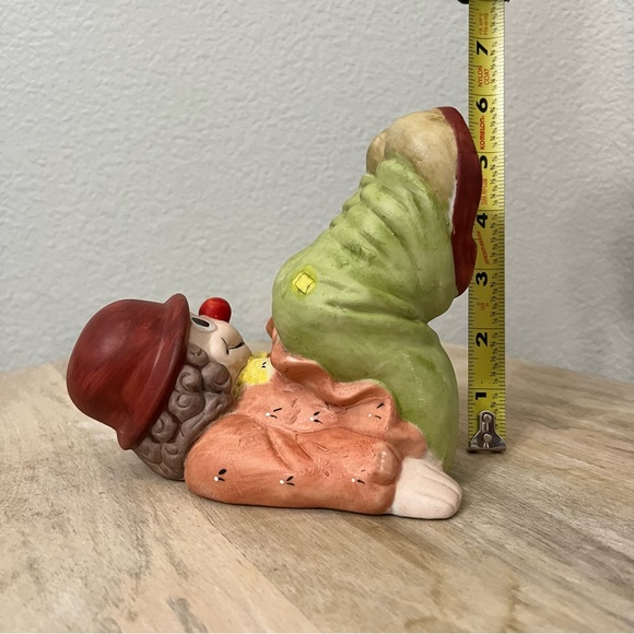 Vintage Hand Painted Happy Clown Bookends - Picture 10 of 11